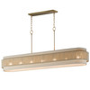 Maxim - 12817OFNAB - Seven Light Linear Pendant - Seacliff - Natural Aged Brass