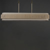 Maxim - 12817OFNAB - Seven Light Linear Pendant - Seacliff - Natural Aged Brass
