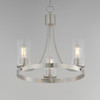Maxim - 10467CDSN - Three Light Chandelier - Livingston - Satin Nickel