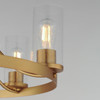Maxim - 10465CDNAB - Five Light Chandelier - Livingston - Natural Aged Brass