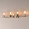 Maxim - 10464CDSN - Four Light Bath Vanity - Livingston - Satin Nickel