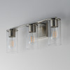 Maxim - 10463CDSN - Three Light Bath Vanity - Livingston - Satin Nickel