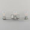 Maxim - 10463CDSN - Three Light Bath Vanity - Livingston - Satin Nickel