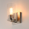 Maxim - 10461CDSN - One Light Wall Sconce - Livingston - Satin Nickel