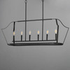 Maxim - 10427BK - Six Light Linear Pendant - Arden - Black