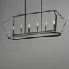Maxim - 10427BK - Six Light Linear Pendant - Arden - Black