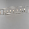 Maxim - 10417SN - Seven Light Linear Pendant - Gridline - Satin Nickel