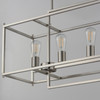 Maxim - 10416SN - Six Light Linear Pendant - Gridline - Satin Nickel