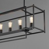Maxim - 10416BK - Six Light Linear Pendant - Gridline - Black