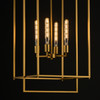 Maxim - 10413NAB - Four Light Pendant - Gridline - Natural Aged Brass