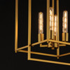 Maxim - 10412NAB - Four Light Pendant - Gridline - Natural Aged Brass