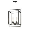 Maxim - 10412BK - Four Light Pendant - Gridline - Black