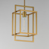 Maxim - 10411NAB - One Light Pendant - Gridline - Natural Aged Brass