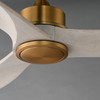 Maxim - 88831WTNABWWT - 52" Ceiling Fan - Woodwind - Natural Aged Brass