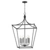 Maxim - 25316BK - Six Light Pendant - Clifton - Black