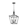 Maxim - 25313BK - Three Light Pendant - Clifton - Black