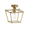 Maxim - 25311NAB - One Light Pendant / Semi-Flush - Clifton - Natural Aged Brass