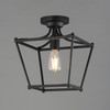 Maxim - 25311BK - One Light Pendant / Semi-Flush - Clifton - Black