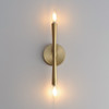 Maxim - 24620SBR - Two Light Wall Sconce - Rome - Satin Brass