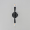 Maxim - 24620BK - Two Light Wall Sconce - Rome - Black