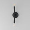 Maxim - 24620BK - Two Light Wall Sconce - Rome - Black