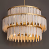 Maxim - 22514WWTNAB - Ten Light Chandelier - Marimba - Natural Aged Brass