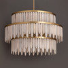 Maxim - 22514WWTNAB - Ten Light Chandelier - Marimba - Natural Aged Brass