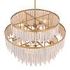 Maxim - 22514WWTNAB - Ten Light Chandelier - Marimba - Natural Aged Brass