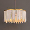 Maxim - 22512WWTNAB - Four Light Pendant - Marimba - Natural Aged Brass