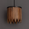 Maxim - 22511WNGM - One Light Pendant - Marimba - Walnut