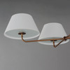 Maxim - 18414OFWBR - Four Light Chandelier - Dunbridge - Weathered Brass
