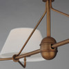 Maxim - 18414OFWBR - Four Light Chandelier - Dunbridge - Weathered Brass