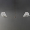 Maxim - 18414OFPN - Four Light Chandelier - Dunbridge - Polished Nickel