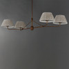 Maxim - 18414BWWBR - Four Light Chandelier - Dunbridge - Weathered Brass