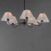 Maxim - 18105WTOI - Five Light Chandelier - Saxon - Oil Rubbed Bronze