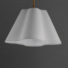 Maxim - 18101WTNAB - One Light Pendant - Saxon - Natural Aged Brass