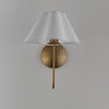 Maxim - 18100WTNAB - One Light Wall Sconce - Saxon - Natural Aged Brass