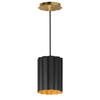 Maxim - 18054BKGL - One Light Pendant - Primrose - Gold Leaf