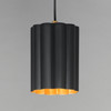 Maxim - 18054BKGL - One Light Pendant - Primrose - Gold Leaf