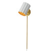 Maxim - 18050MWGL - One Light Wall Sconce - Primrose - Gold Leaf