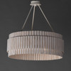 Maxim - 14453WWTEC - Three Light Flush Mount - Satori - Ecru