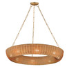 Maxim - 14314NANAB - Eight Light Pendant - Bower - Natural Aged Brass