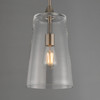 Maxim - 12886CLSN - One Light Pendant - Hudson - Satin Nickel