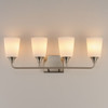 Maxim - 12884SWSN - Four Light Bath Vanity - Hudson - Satin Nickel