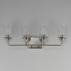 Maxim - 12884CLSN - Four Light Bath Vanity - Hudson - Satin Nickel