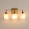 Maxim - 12883SWNAB - Three Light Bath Vanity - Hudson - Natural Aged Brass