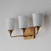 Maxim - 12883SWNAB - Three Light Bath Vanity - Hudson - Natural Aged Brass