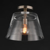 Maxim - 12880CLSN - One Light Pendant - Hudson - Satin Nickel