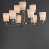 Maxim - 12879SWSN - Nine Light Chandelier - Hudson - Satin Nickel