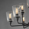 Maxim - 12879CLBK - Nine Light Chandelier - Hudson - Black